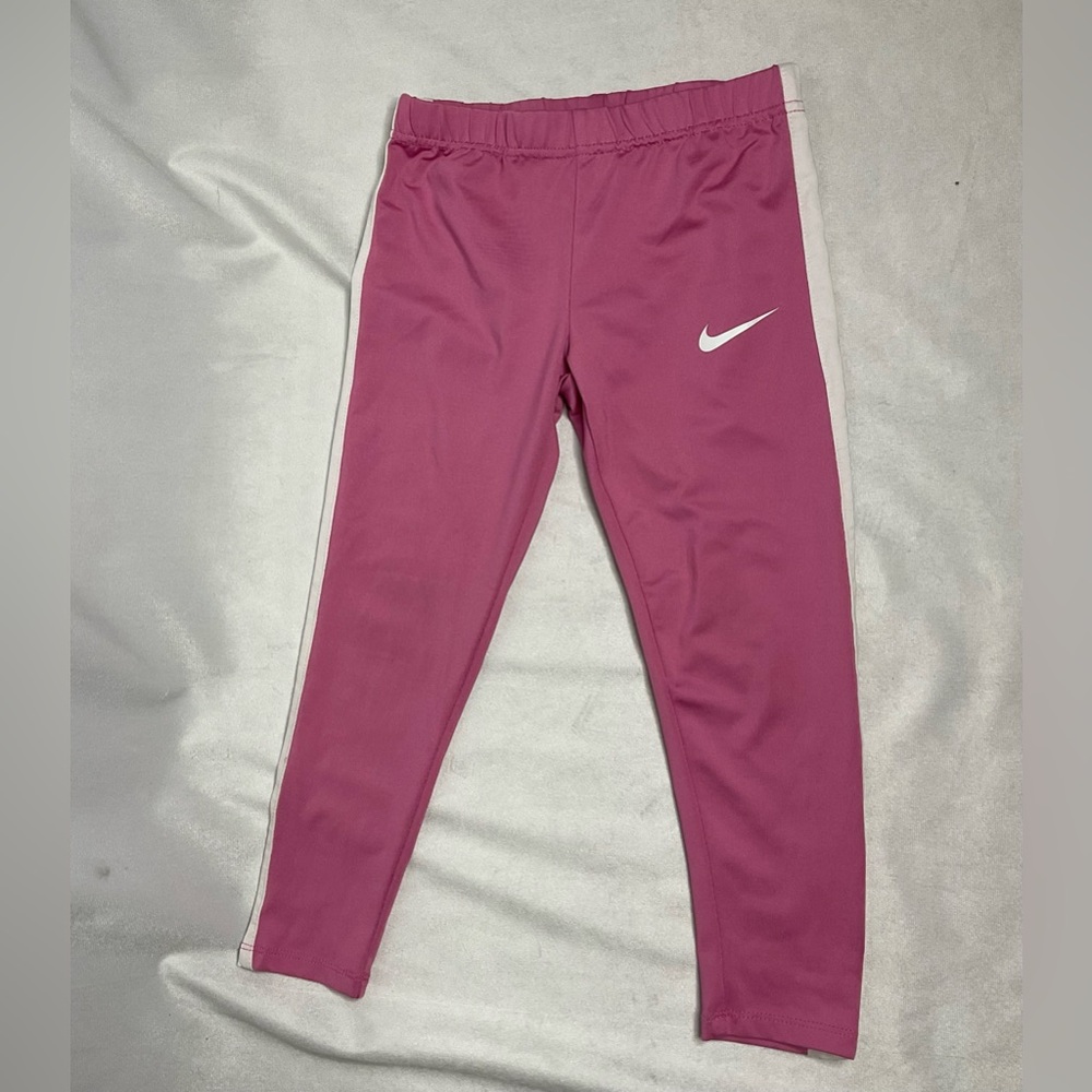 Kids Nike Dri-Fit Pink White Pants Size 6